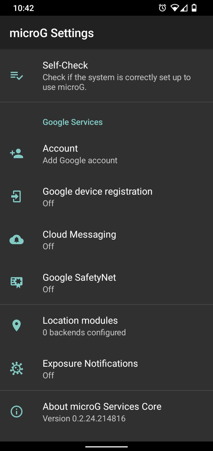 MicroG-Settings-Android