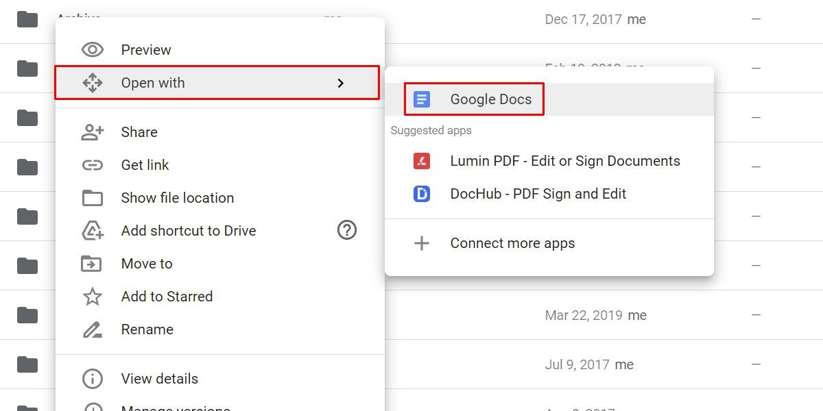 This capture demonstrates how to use the OCR in Google Drive