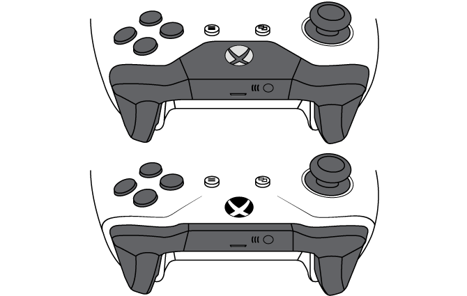 Xbox One controller model comparison