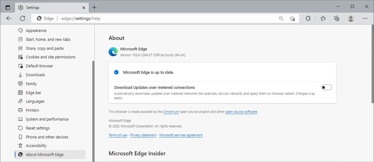 Update Edge