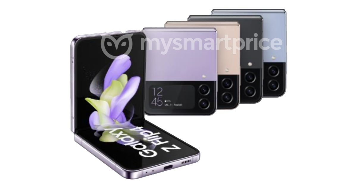 galaxy z flip4 colors leak