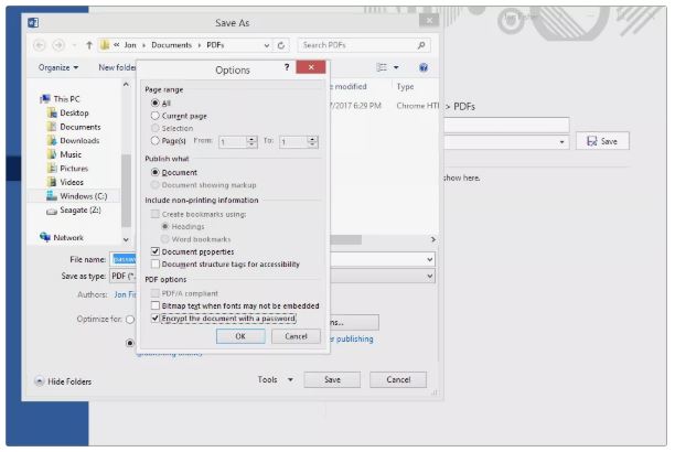 encrypt with password