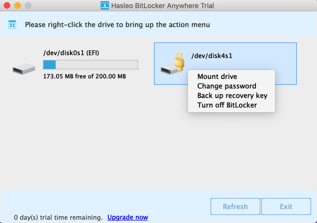 BitLocker Anywhere for Mac Mount