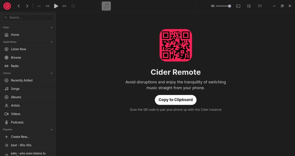 cider remote