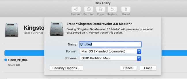 format usb on mac