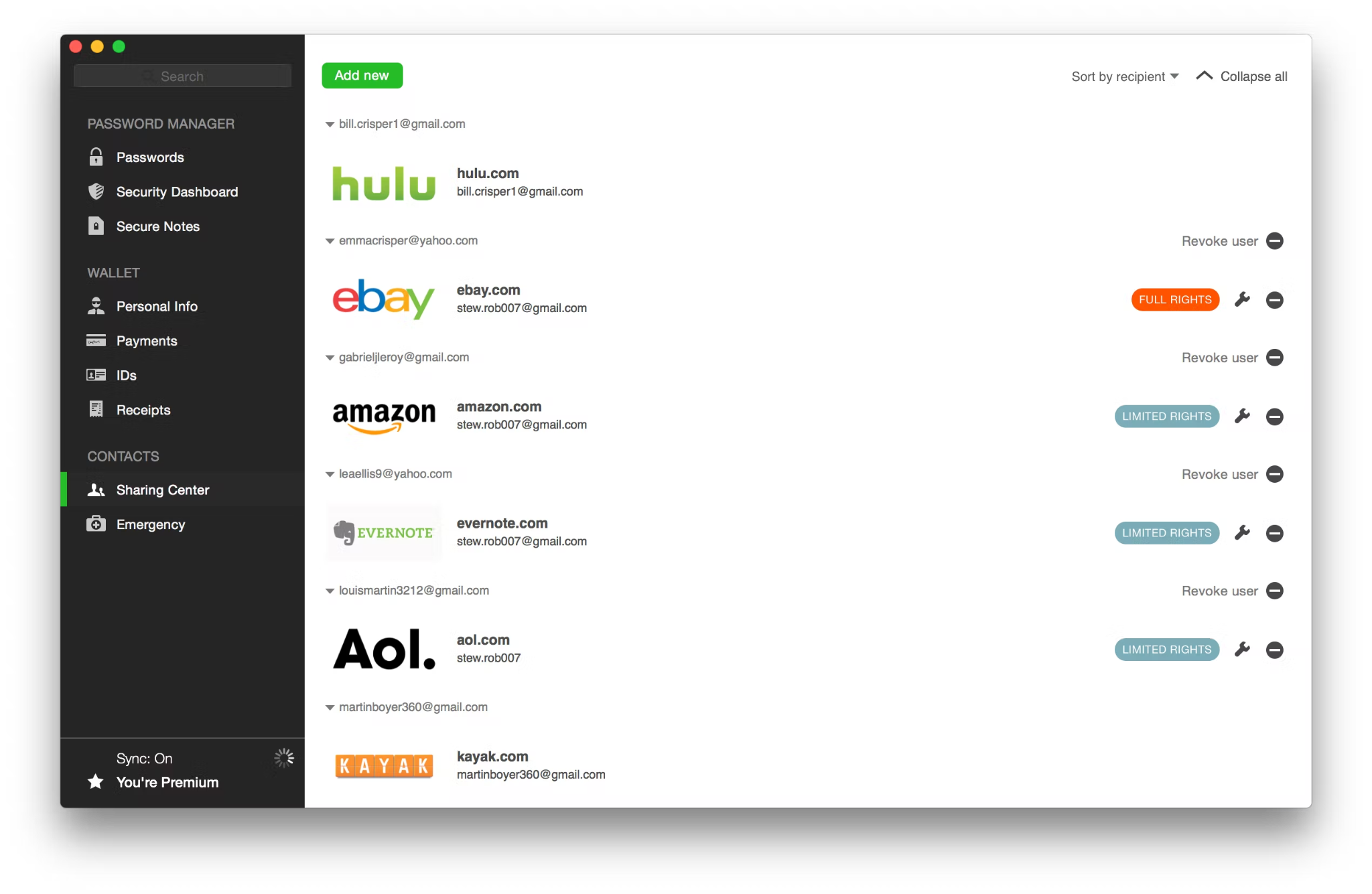 Password creation in Dashlane for Business