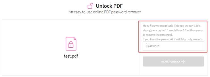 smallpdf password needed