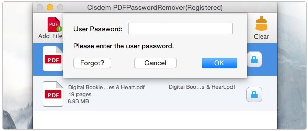 cisdem enter password