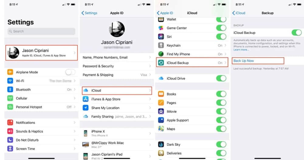 How To Backup Your Data Using iCloud