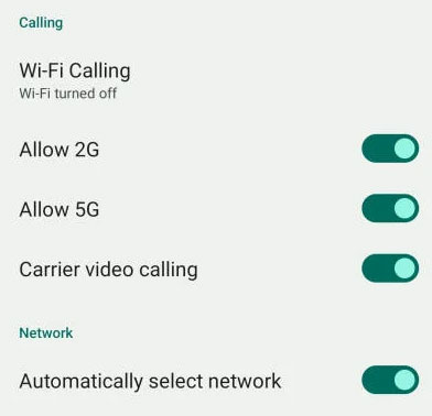 Check If Your Enable the 5G Option