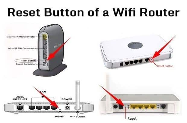 Restart your router