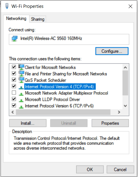 Fix for WiFi Connected but No Internet
