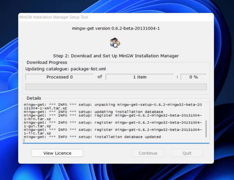 Herunterladen Und Installieren Des C++-Compilers In Windows 11
