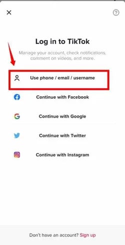 How To Login To TikTok