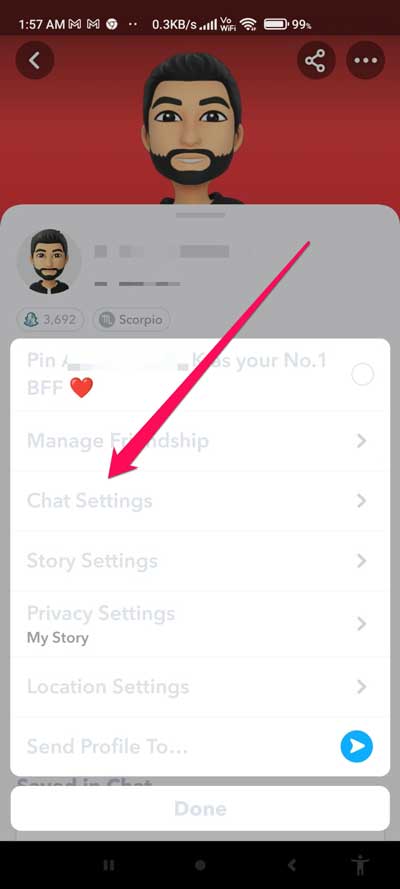 How to Pin a Friend's Conversation on Snapchat