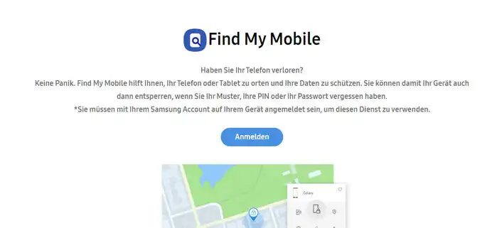 find my mobile samsung