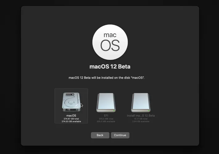 Macos Monterey von USB installieren