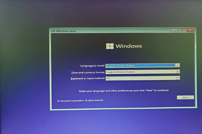 Windows 11 installieren Sprache auswählen