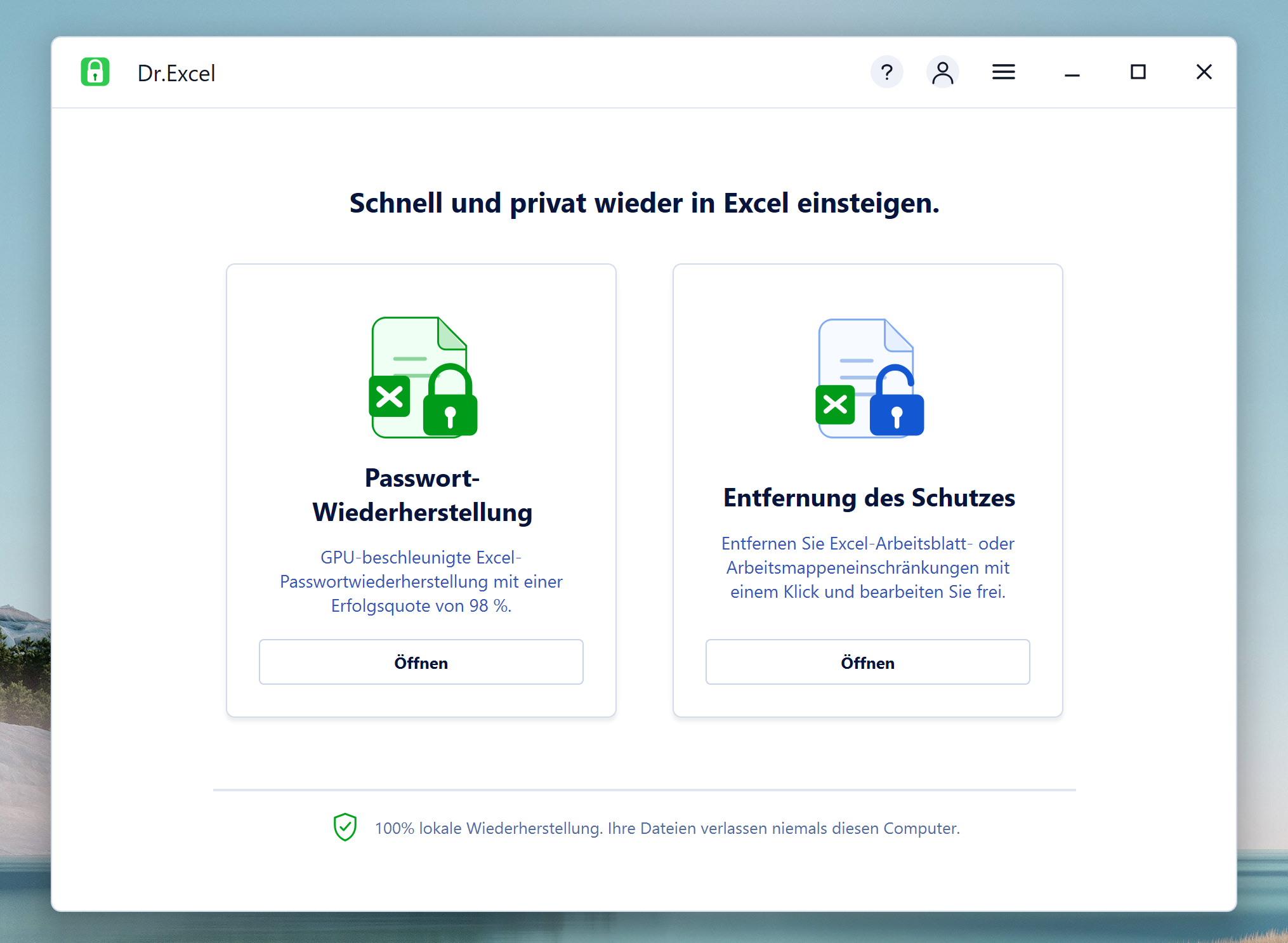 Excel-Passwortwiederherstellungssoftware