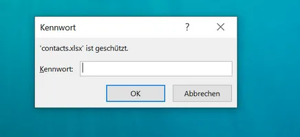 excel passwort öffnen