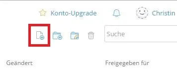 dropbox Foto hochladen 