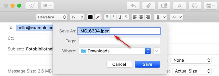 heic in jpg mail app mac