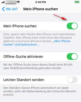 mein iphone suchen