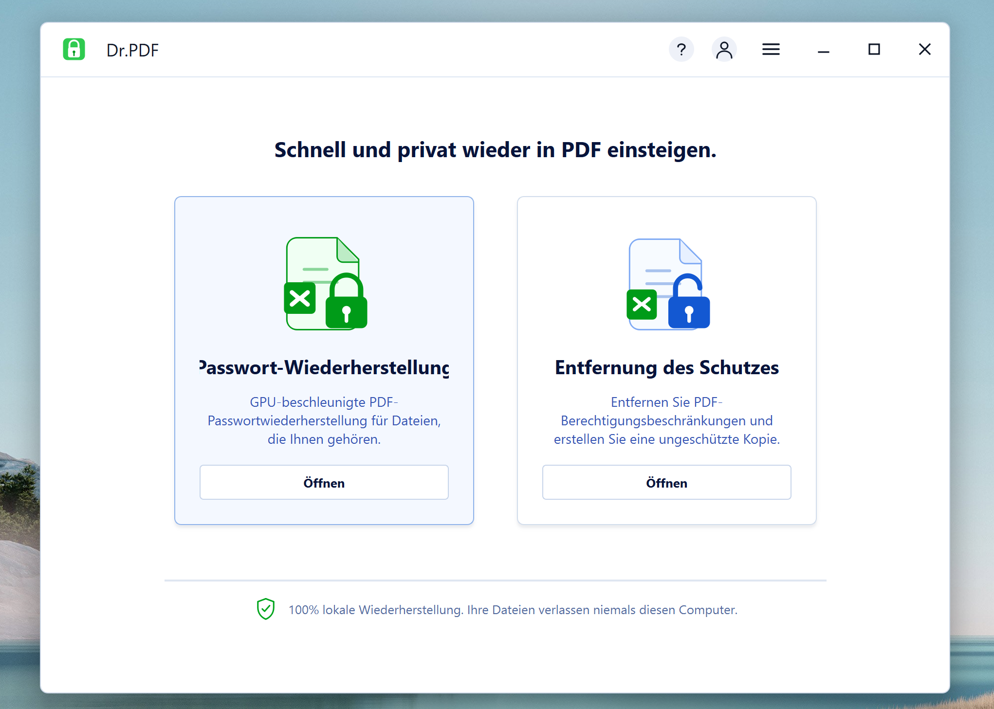 Dr.PDF Passwort Knacken