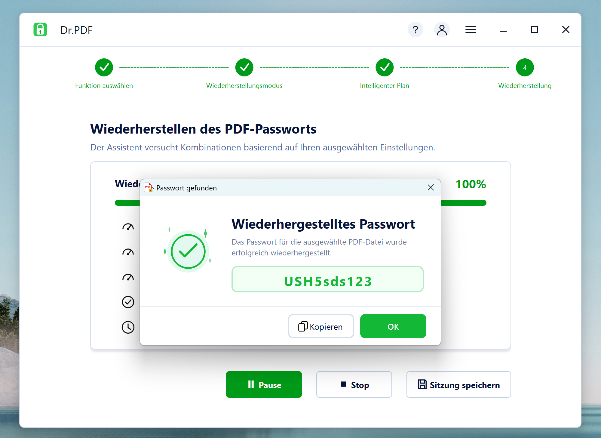 Dr.PDF Passwort Knacken