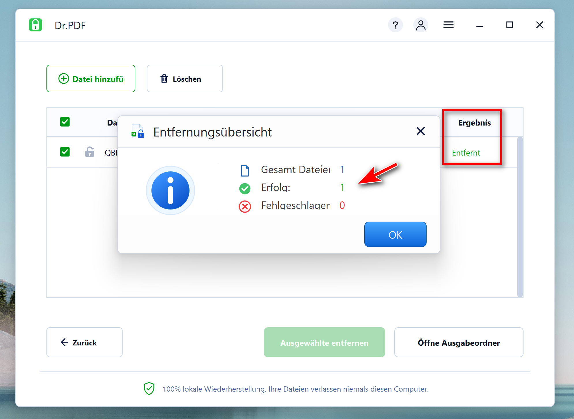 Dr.PDF Passwort Knacken