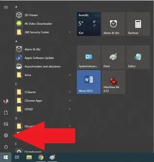 windows 10 einstellungen